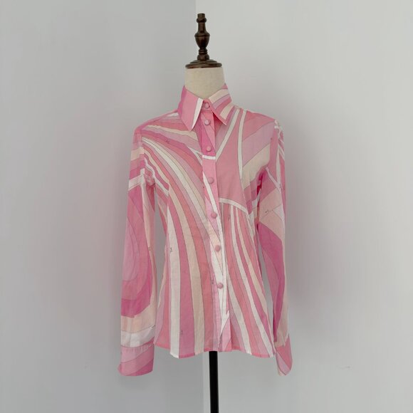 Pucci Cotton Printed Blouse - Picture 3 of 11